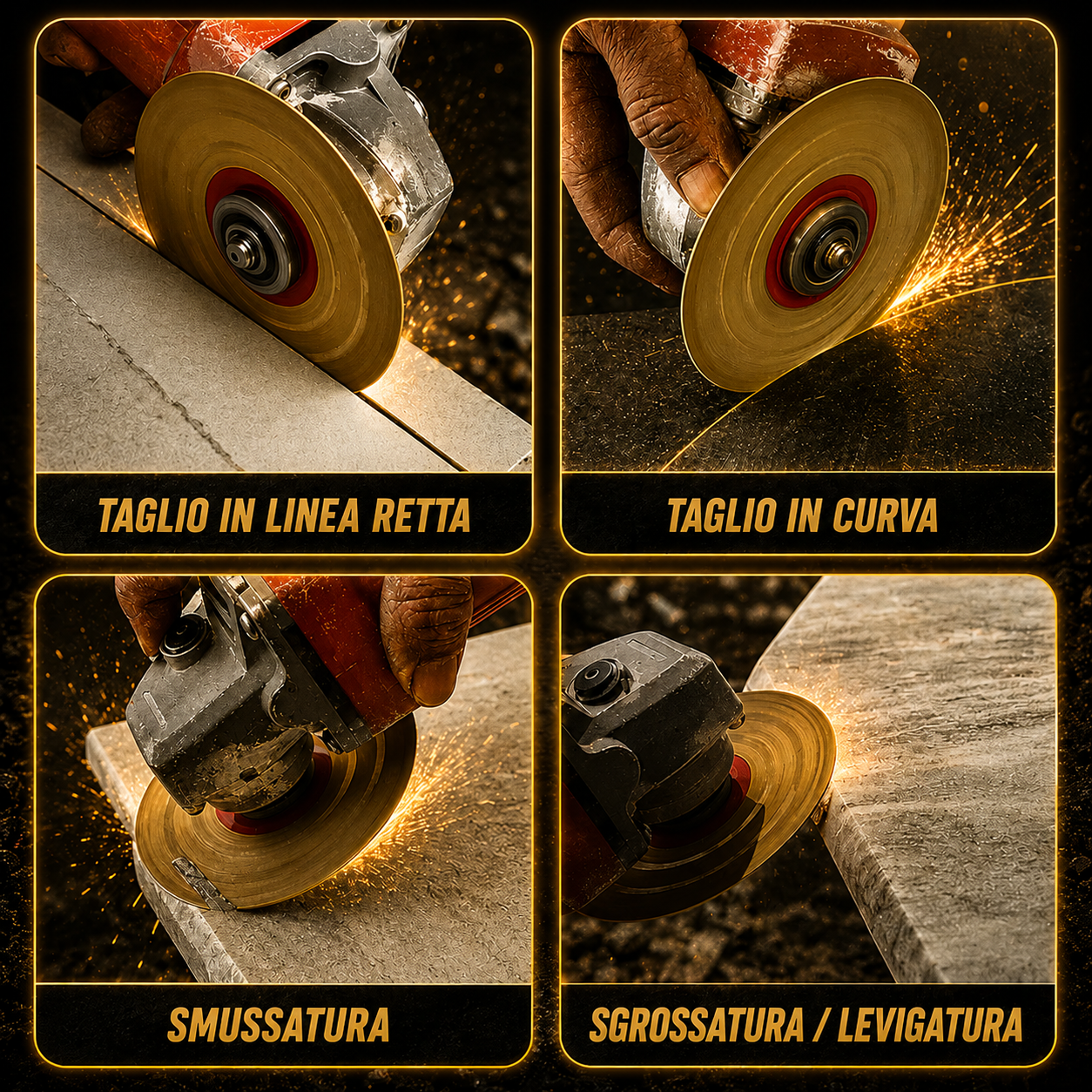 ⚙️ Disco Diamantato Multifunzione 2 In 1 Per Taglio E Levigatura