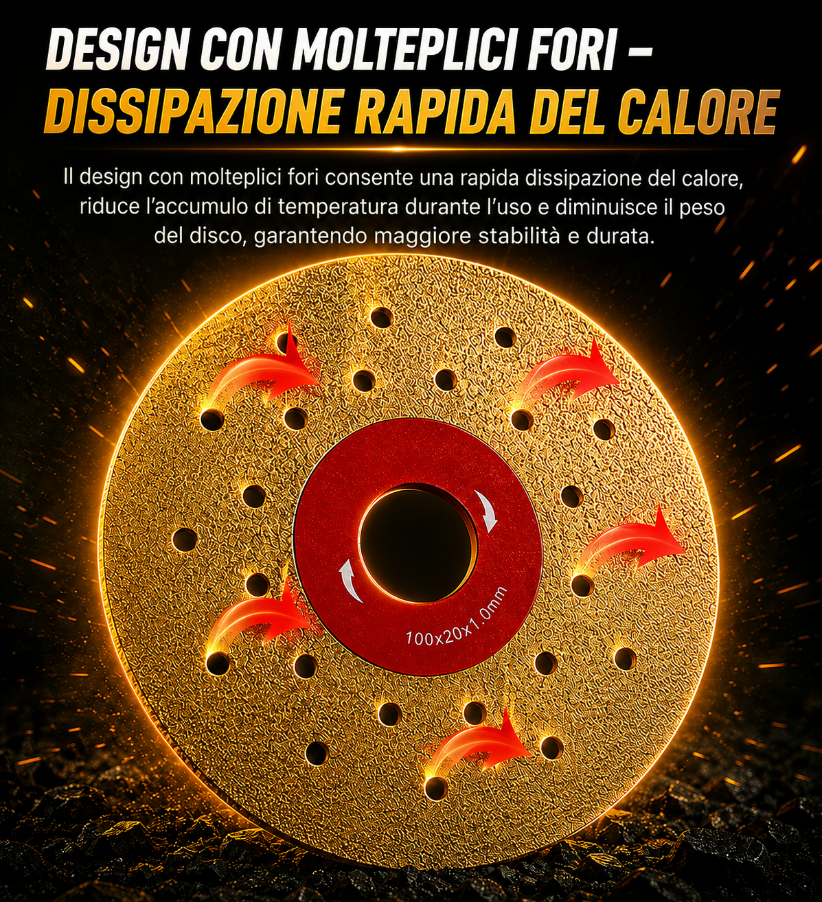 ⚙️ Disco Diamantato Multifunzione 2 In 1 Per Taglio E Levigatura