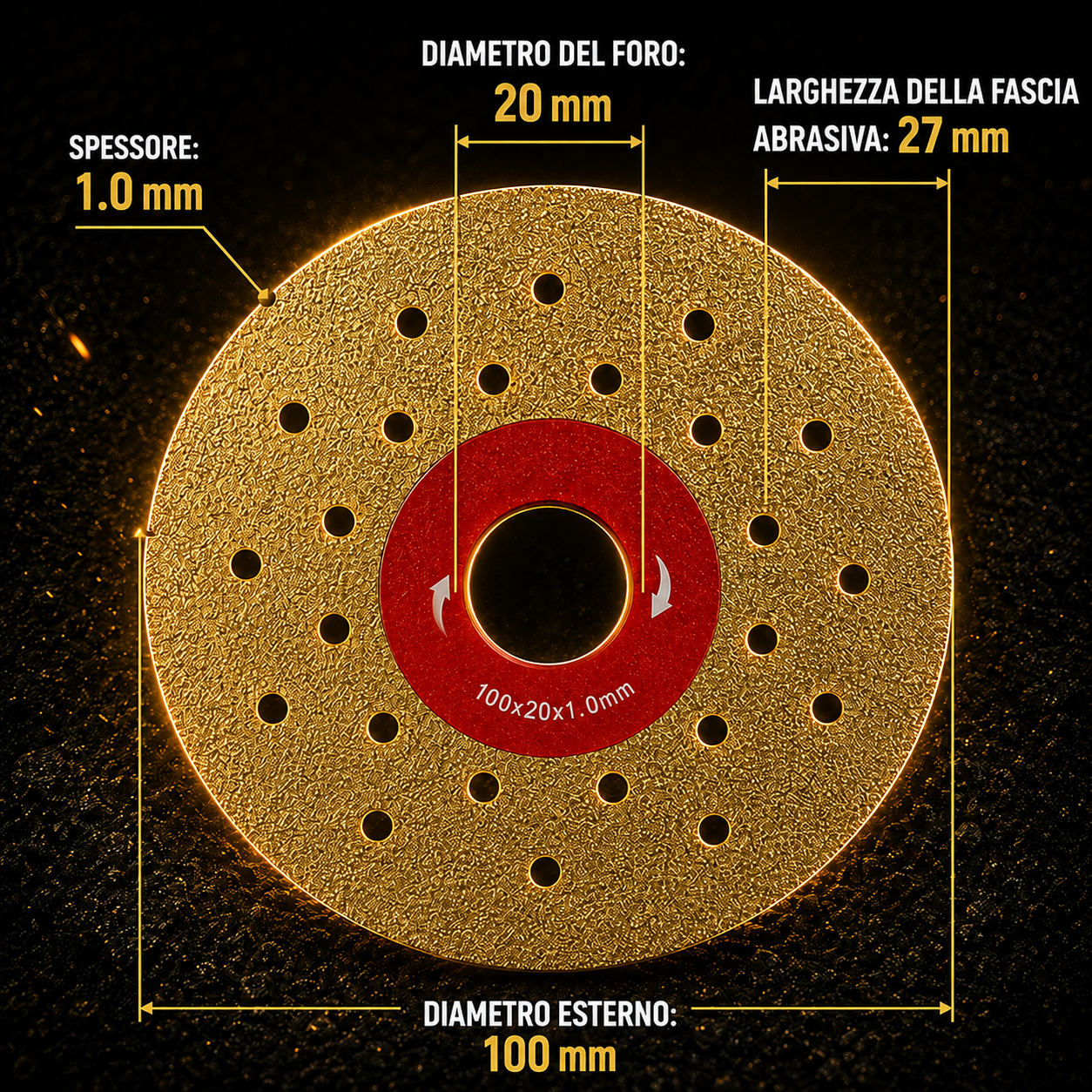 ⚙️ Disco Diamantato Multifunzione 2 In 1 Per Taglio E Levigatura