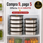 🛍️ Scatola Ermetica In Acciaio Inox Tedesco 316 Per Conservare Gli Alimenti