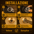 ⚙️ Set di Dischi di Sgrossatura per Legno — Acciaio al Carbonio