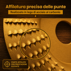 ⚙️ Set di Dischi di Sgrossatura per Legno — Acciaio al Carbonio