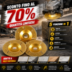 ⚙️ Disco diamantato 5 in 1 – Taglia, leviga e modella in pochi secondi - n