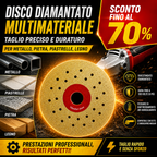 ⚙️ Disco Diamantato Multifunzione 2 In 1 Per Taglio E Levigatura