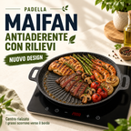 Padella Antiaderente in Pietra Maifan 6 Strati – Senza PFOA | Tutti i Piani Cottura