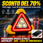 🔥 SUPER OFFERTA | Triangolo Di Segnalazione Stradale Per Auto Con Luce LED Integrata