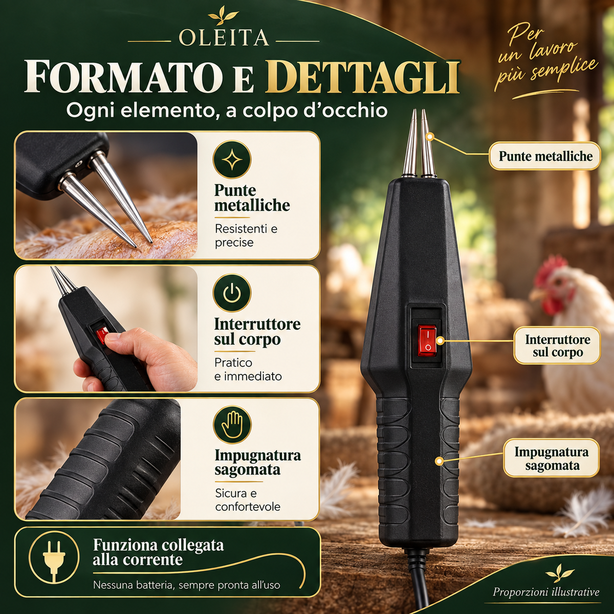 🐔 Spiumatrice Elettrica — 60 Secondi per Volatile
