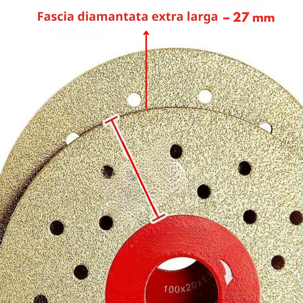 ⚙️ Disco Diamantato Multifunzione 2 In 1 Per Taglio E Levigatura