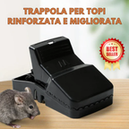Trappola per topi - Trappola ad alta resistenza - Utilizzabile fino a 10 anni
