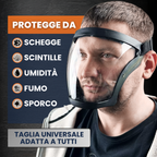 🇮🇹 Maschera integrale di protezione, conforme agli standard UE dei materiali antiurto