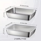 Contenitore in Acciaio Inox 304 – Freschezza fino a 1 Mese | Sconto 70%!