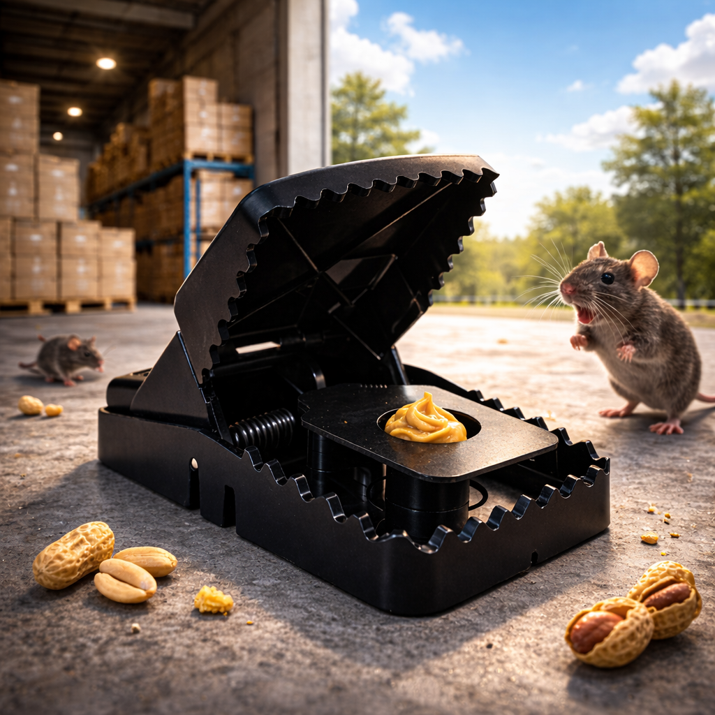 Trappola per Topi — Cattura in Secondi, Riutilizzabile all'Infinito