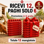 Mangiatoia 12 Fori Anti-Spreco | Polli e Avicoli