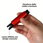 Strumento di fuga rapida per rompere il finestrino dell'auto