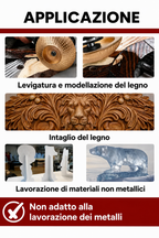 Set di 3 Dischi Abrasivi per Legno – Sgrossatura, Sagomatura e Finitura