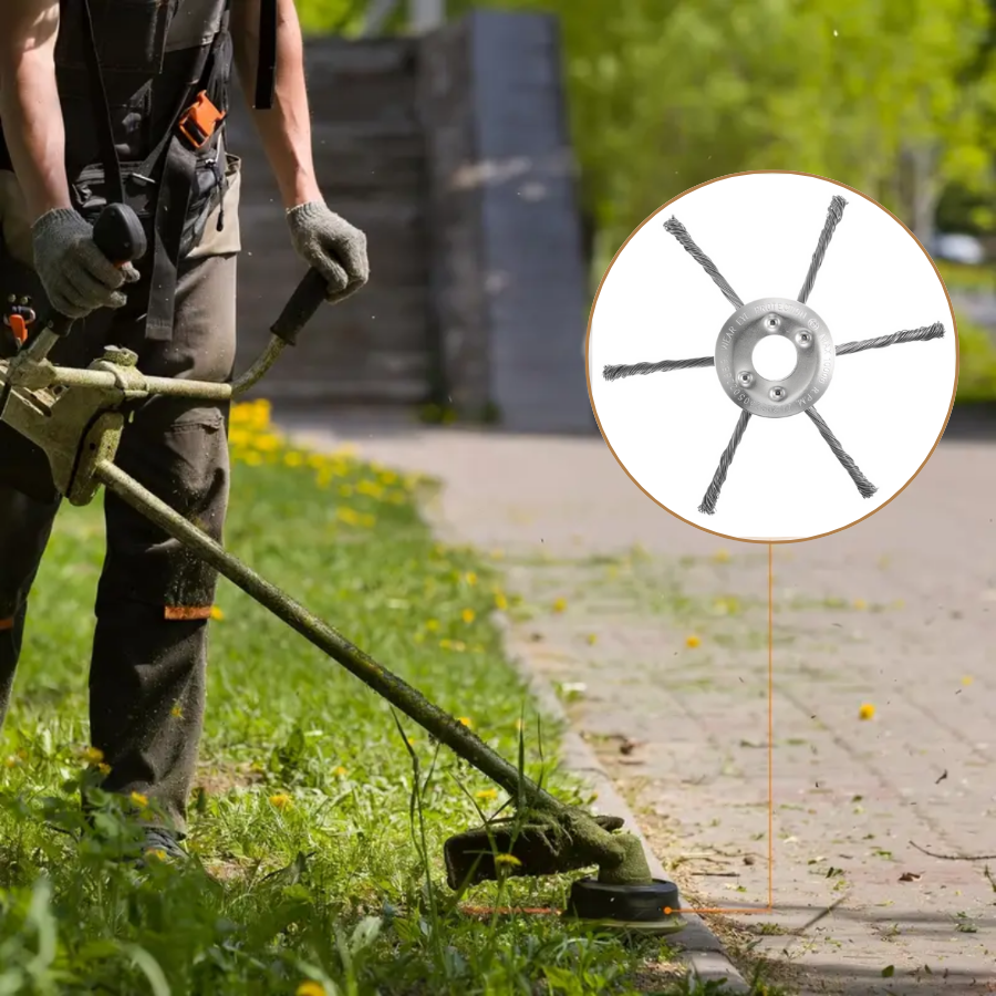 La testina del tagliabordi ha 6 bordi in acciaio inossidabile