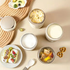 Contenitore per alimenti isolato in acciaio inossidabile da 600 ml con coperchio