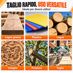 Disco a Catena per Smerigliatrice – Taglia, Intaglia e Sagoma il Legno in Pochi Secondi