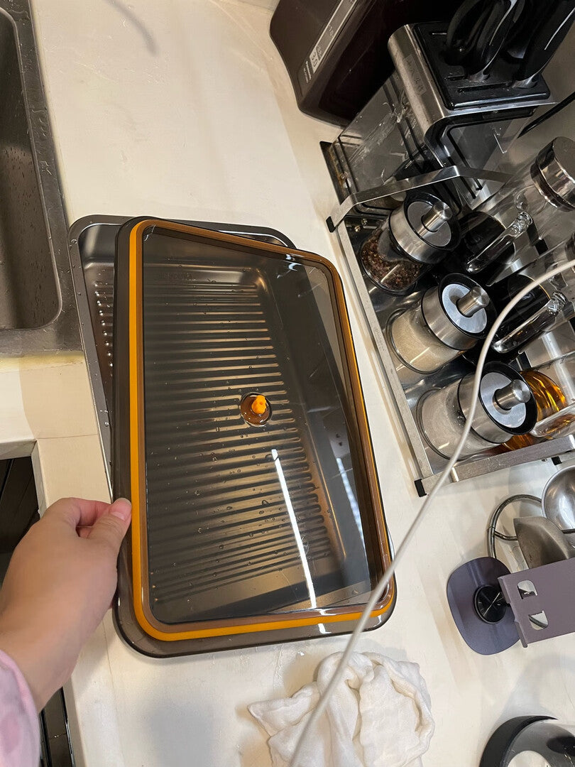 [Set 6 + 🎁 3 Gratis] Vassoio per alimenti in acciaio inossidabile 316 (22,5*15*6 cm)