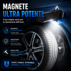 Torcia LED Super Luminosa 4in1 di Emergenza – Rompivetro, Taglia Cintura, Power Bank