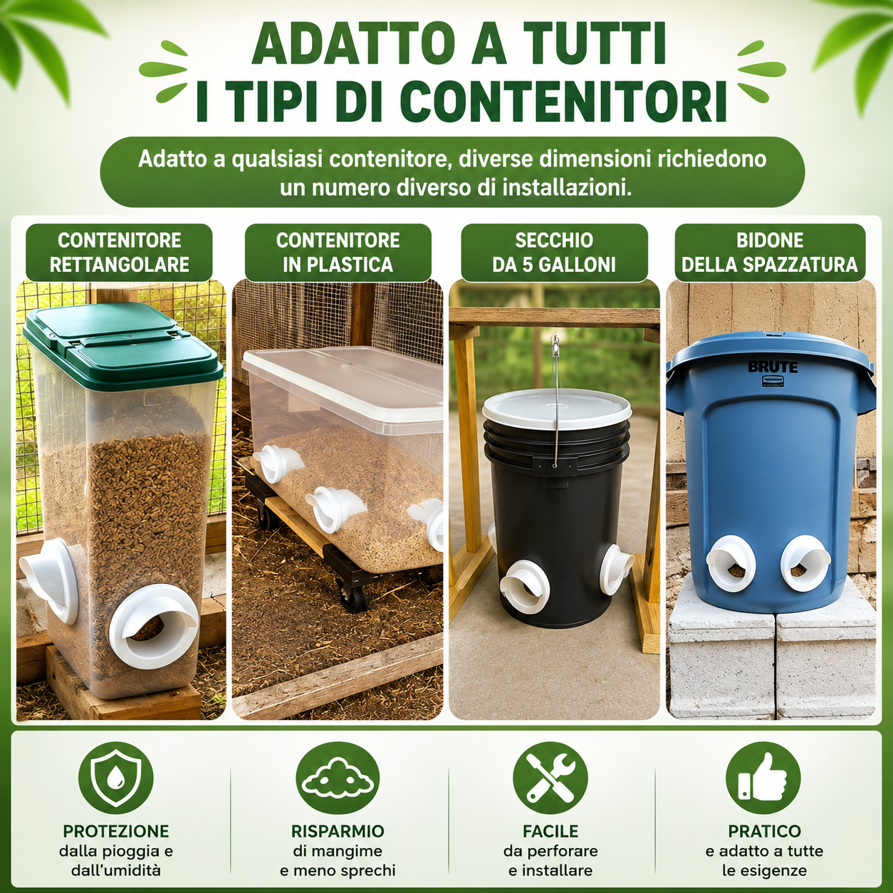 KIT ALIMENTATORE PER POLLAME