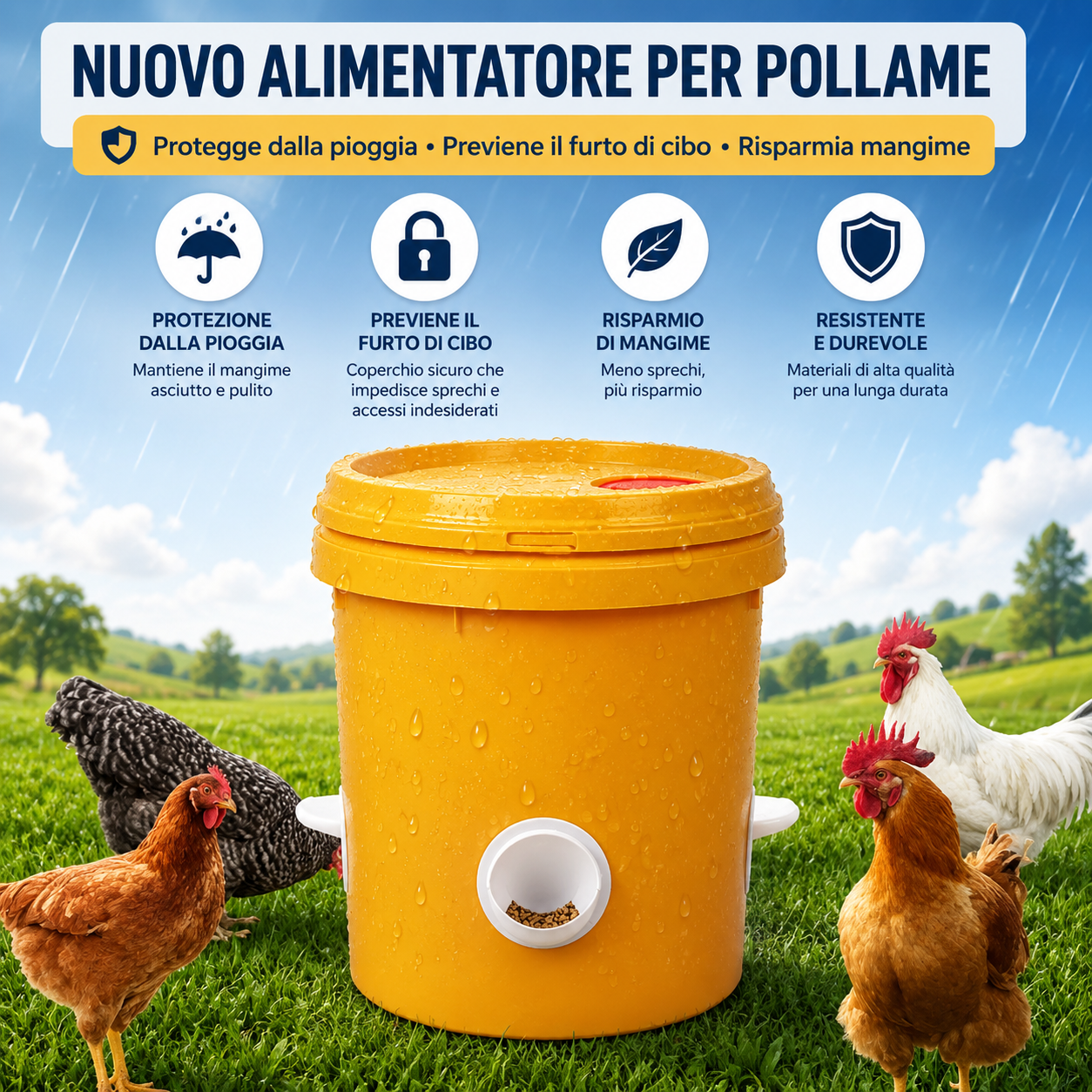 KIT ALIMENTATORE PER POLLAME