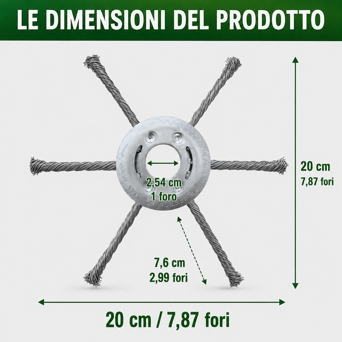Immagine riepilogativa del prodotto e delle caratteristiche principali