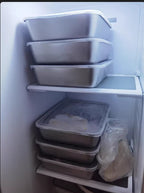 🇮🇹 Contenitore per alimenti da 2000 ml in acciaio inox tedesco massiccio 304