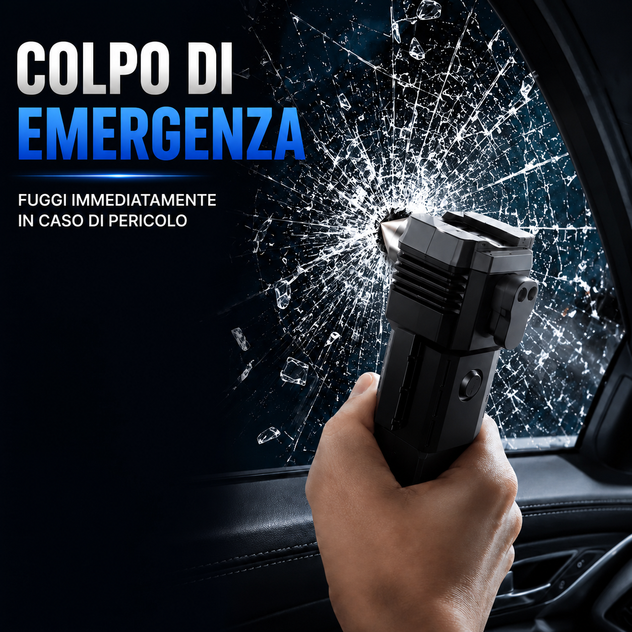 🔦TorciaSOS 4in1 – La Torcia d'Emergenza Che Può Salvarti la Vita in Auto