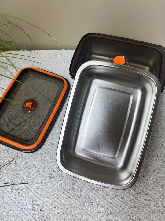 🇮🇹 (Prendi 6+3 gratis) Scatola ermetica in acciaio inox tedesco 316 per conservare gli alimenti