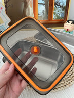 🇮🇹 (Prendi 6+3 gratis) Scatola ermetica in acciaio inox tedesco 316 per conservare gli alimenti