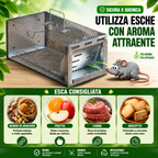 BestSeller™ - Gabbia Trappola Umana Per Topi, Mouse E Scoiattoli Vivi