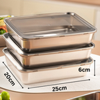 Contenitore in Acciaio Inox 304 – Freschezza fino a 1 Mese | Sconto 60%!