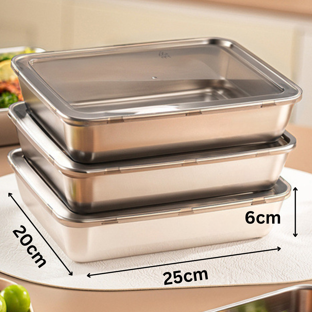 Contenitore in Acciaio Inox 304 – Freschezza fino a 1 Mese | Sconto 60%!