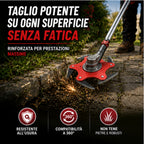 Testina decespugliatore 6 lame in acciaio manganese