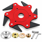 Kit Lama 6 Lame in Acciaio al Manganese | 7 ACCESSORI