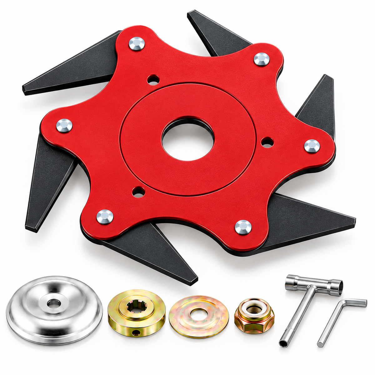 Kit Lama 6 Lame in Acciaio al Manganese | 7 ACCESSORI