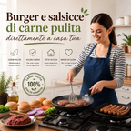 ✨Tritacarne manuale domestico con insaccatore per salsicce, compatto e pratico
