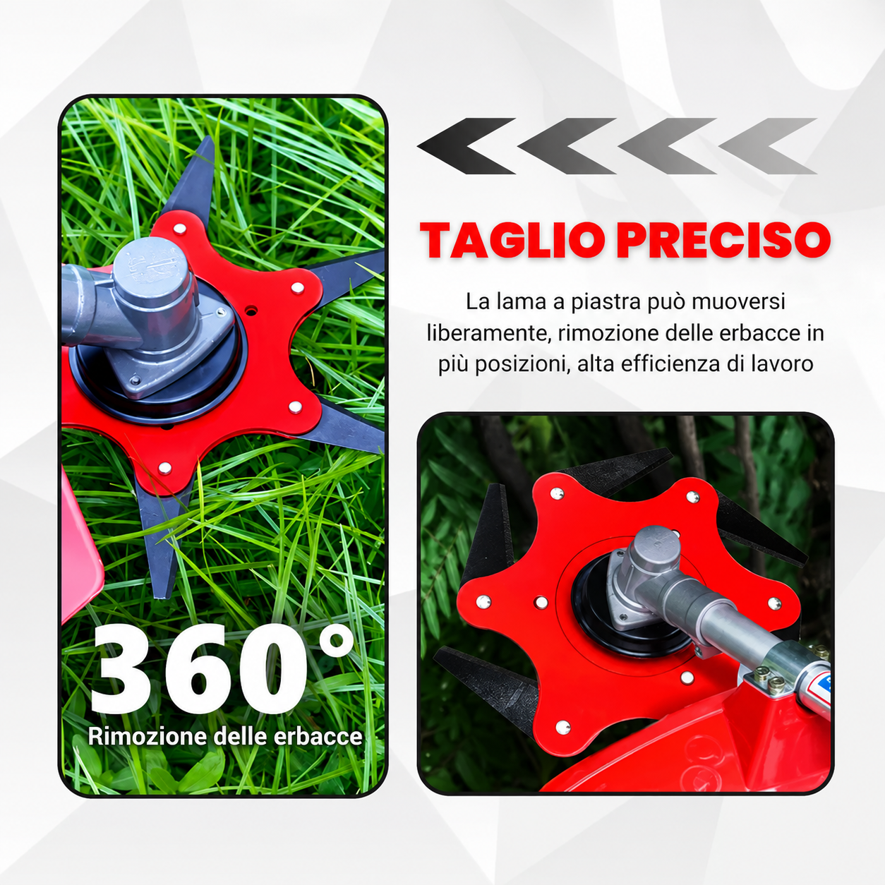 6Blade – Testina 6 Lame per Decespugliatore