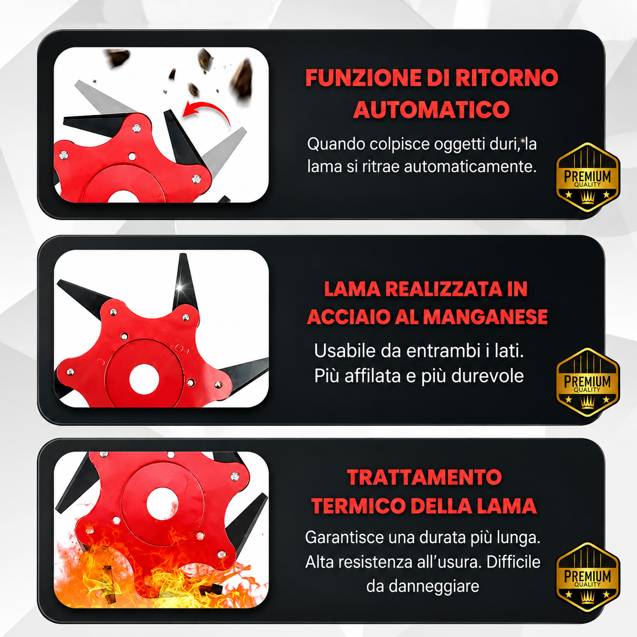 6Blade – Testina 6 Lame per Decespugliatore