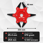 6Blade – Testina 6 Lame per Decespugliatore