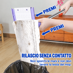 🛍️ Mop con cambio del panno in acciaio inossidabile tedesco