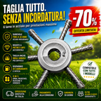 ⚙️Testina per Decespugliatore Universale — 6 Lame Acciaio Inox