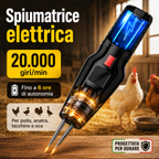 Spiumatrice Elettrica — 60 Secondi per Volatile