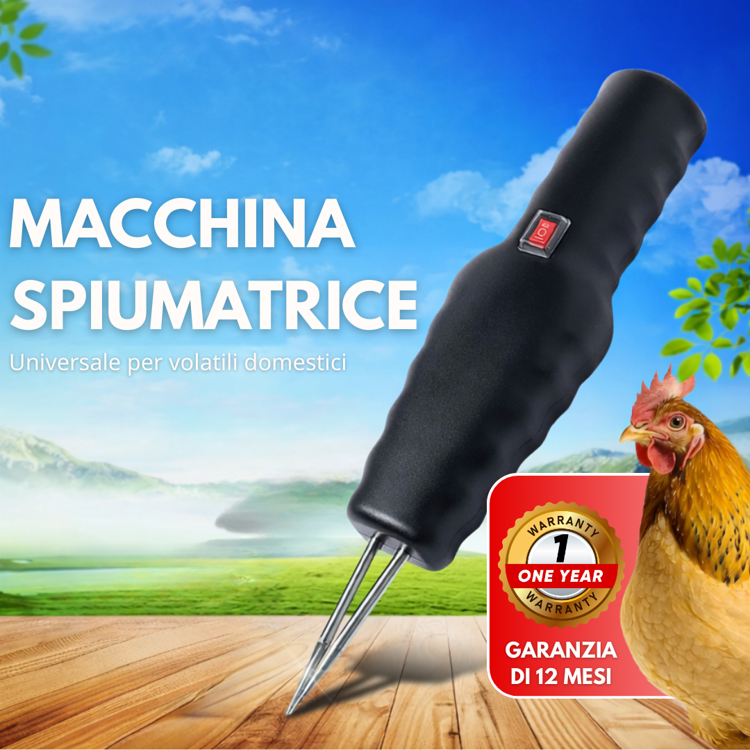 🦆Macchina Per La Rimozione Delle Piume Di Pollame Ad Alta Potenza