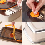 🇮🇹 (6 +🎁3 GRATIS) Scatola ermetica in acciaio inox 316 per conservare gli alimenti