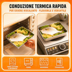 ✨ (8 +🎁4 GRATIS) | Contenitore Per Alimenti Da 2000 ML In Acciaio Inox Tedesco Massiccio 304