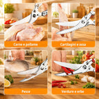 Forbici da Cucina Professionali — Acciaio Inox Tedesco